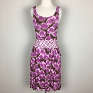 Matilda Jane Purple & Brown Tie Dye Knit Dress Small